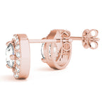 Fashion Half Moon Stud Earrings