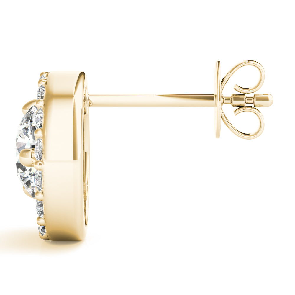Fashion Half Moon Stud Earrings