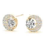 Fashion Half Moon Stud Earrings