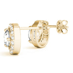 Fashion Half Moon Stud Earrings