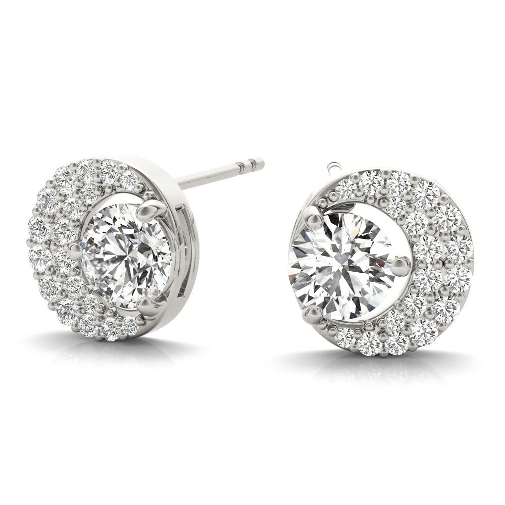 Fashion Half Moon Stud Earrings