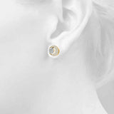 Fashion Half Moon Stud Earrings
