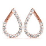 Lab Grown Diamond Fashion Pear Shaped Earrings