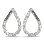 Natural Diamond Fashion Pear Shaped Earrings