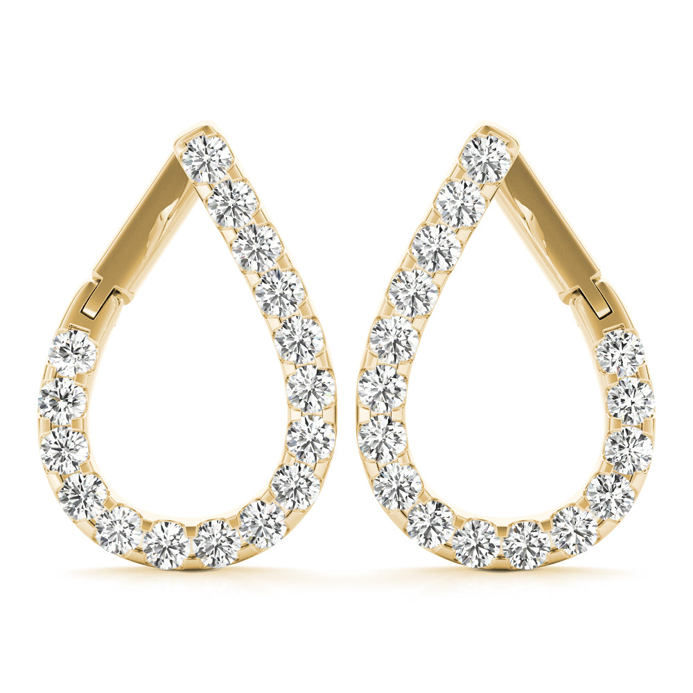 Lab Grown Diamond Fashion Pear Shaped Earrings