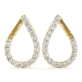 Lab Grown Diamond Fashion Pear Shaped Earrings