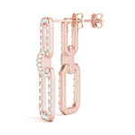 Chain Link Drop Fashion Earrings