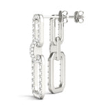 Chain Link Drop Fashion Earrings