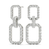 Chain Link Drop Fashion Earrings