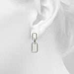 Chain Link Drop Fashion Earrings