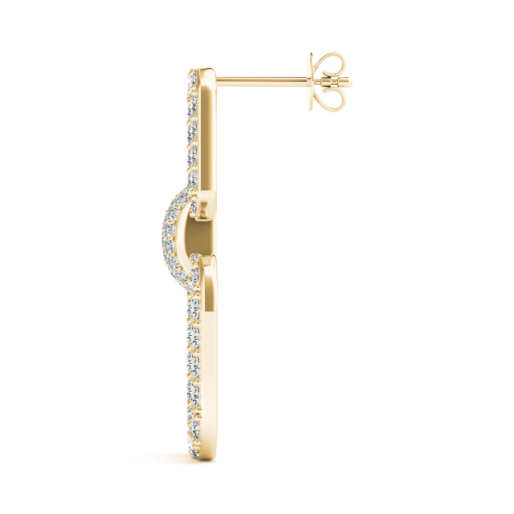 Chain Link Drop Fashion Earrings