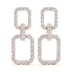 Chain Link Drop Fashion Earrings