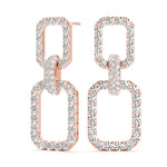 Chain Link Drop Fashion Earrings