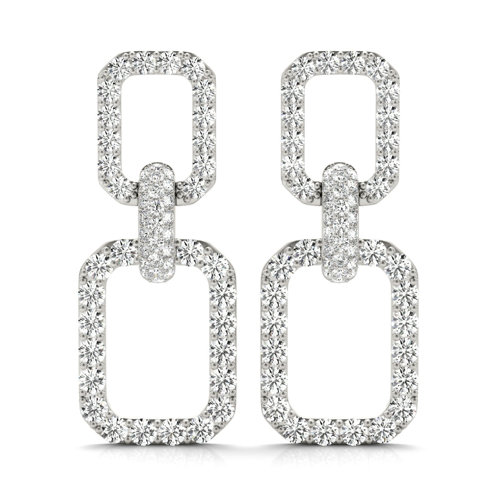 Chain Link Drop Fashion Earrings