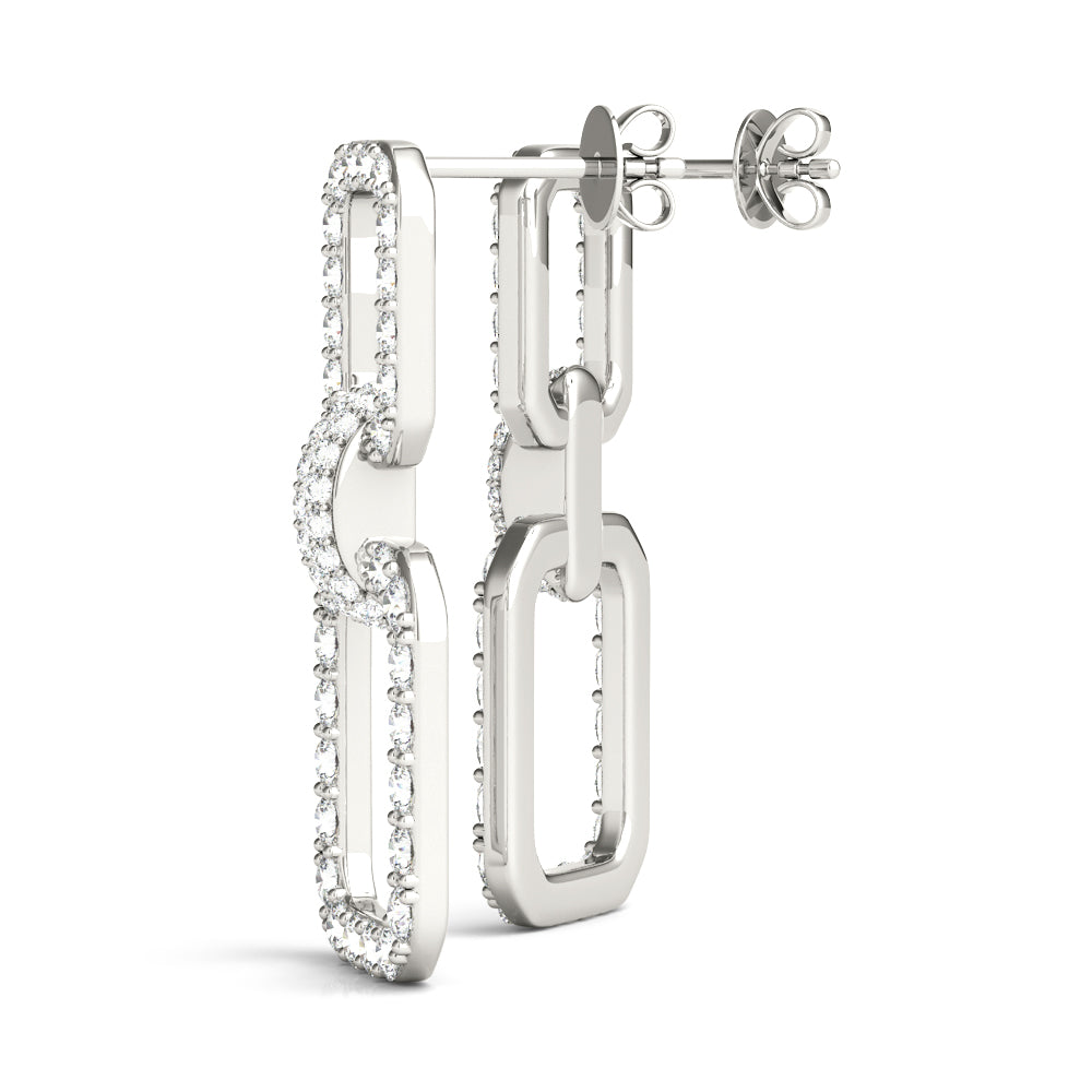 Chain Link Drop Fashion Earrings