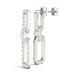 Chain Link Drop Fashion Earrings