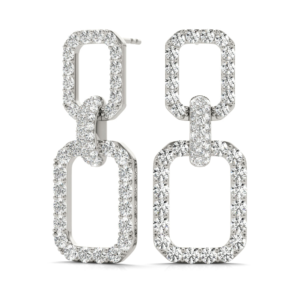 Chain Link Drop Fashion Earrings