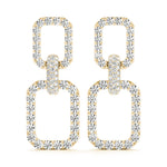 Chain Link Drop Fashion Earrings