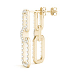 Chain Link Drop Fashion Earrings