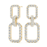 Chain Link Drop Fashion Earrings