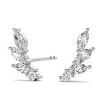 Marquise Shape Ear Climbers