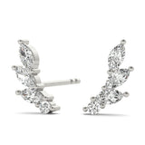 Marquise Shape Ear Climbers