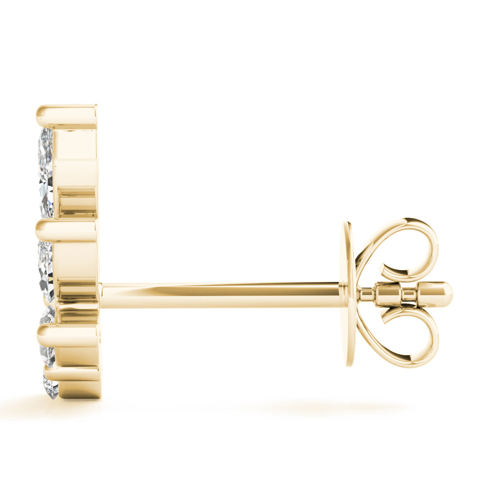 Marquise Shape Ear Climbers
