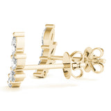 Marquise Shape Ear Climbers