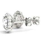 Floral Halo Studs Earrings