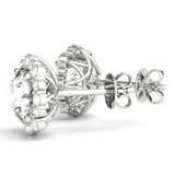 Floral Halo Studs Earrings