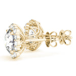 Floral Halo Studs Earrings