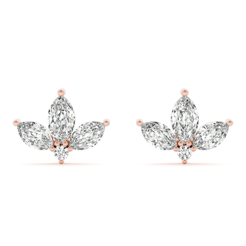 Marquise Floral Earrings
