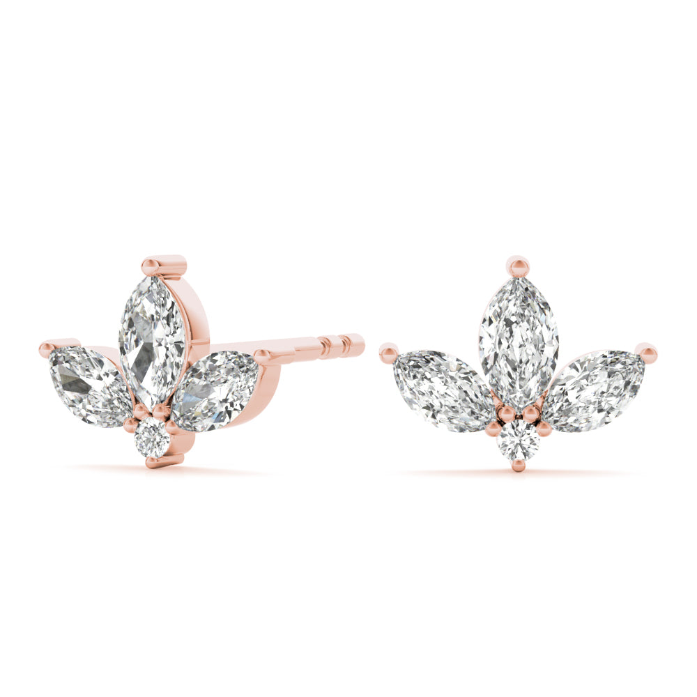 Marquise Floral Earrings