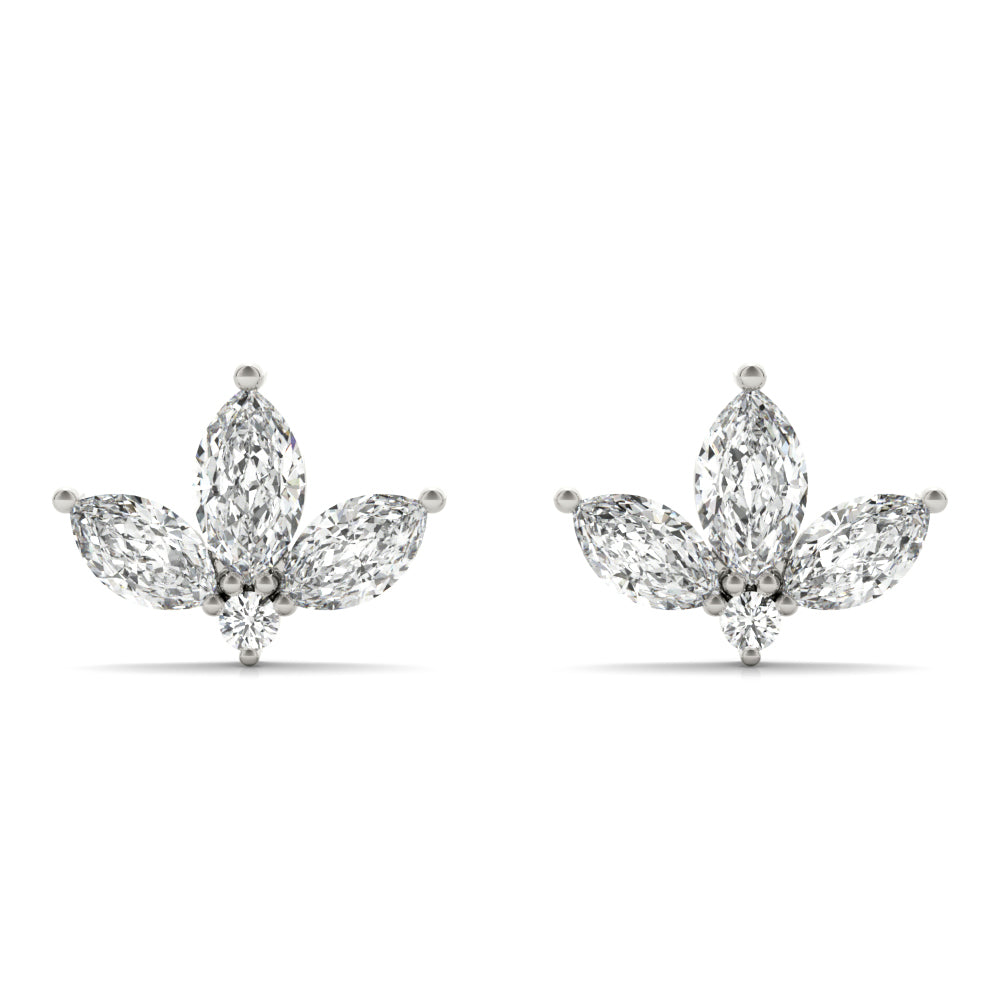 Marquise Floral Earrings