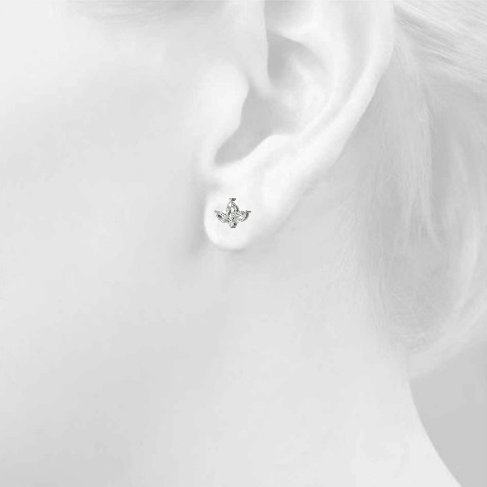 Marquise Floral Earrings