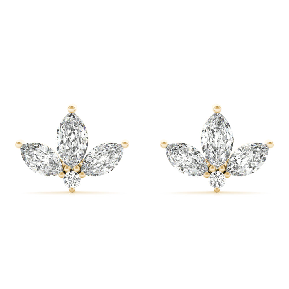 Marquise Floral Earrings