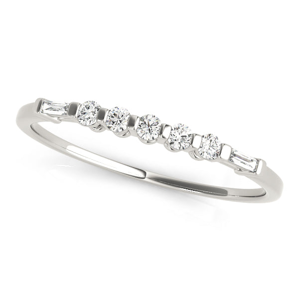 Lab Grown Diamond Fancy Shape Baguette Wedding Band