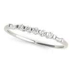 Natural Diamond Fancy Shape Baguette Wedding Band