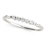 Natural Diamond Fancy Shape Baguette Wedding Band