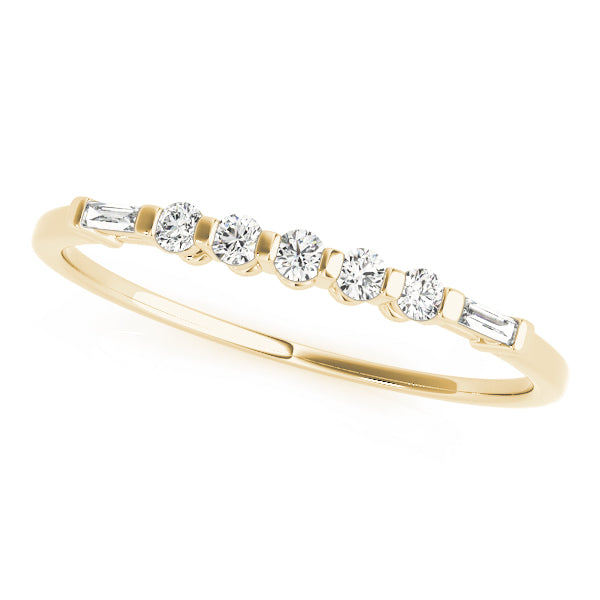 Lab Grown Diamond Fancy Shape Baguette Wedding Band