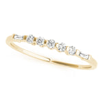 Lab Grown Diamond Fancy Shape Baguette Wedding Band