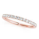 Lab Grown Diamond Straight Split Prong Wedding Band
