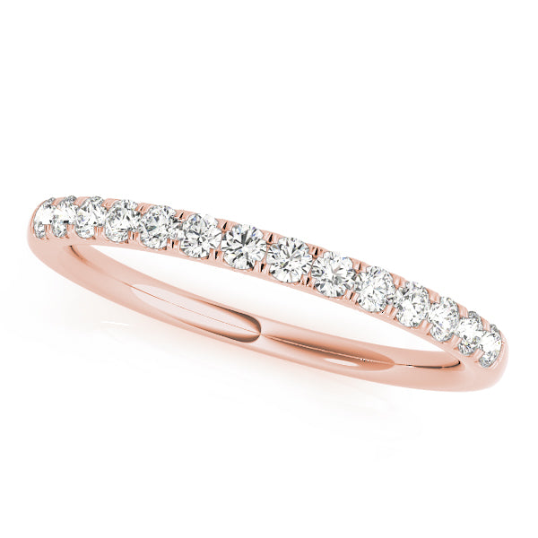 Lab Grown Diamond Straight Split Prong Wedding Band