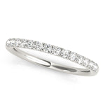 Lab Grown Diamond Straight Split Prong Wedding Band