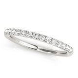 Lab Grown Diamond Straight Split Prong Wedding Band