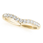Lab Grown Diamond Curved Wedding Band