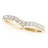 Lab Grown Diamond Curved Wedding Band