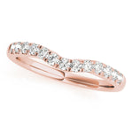 Lab Grown Diamond Curved Wedding Band