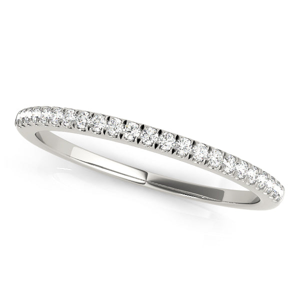 Lab Grown Diamond Straight Split Prong Wedding Band
