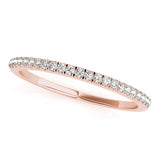 Lab Grown Diamond Prong Set Wedding Bands